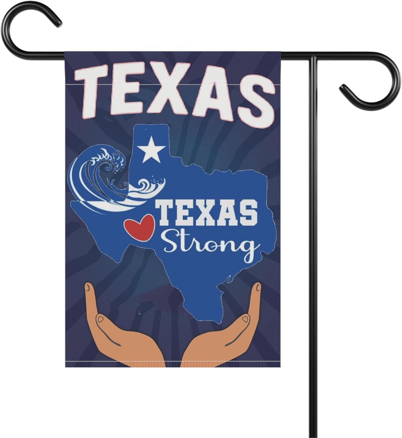 Outdoor Camping In Texas - Bandiera da giardino Texas Strong, bandiera
