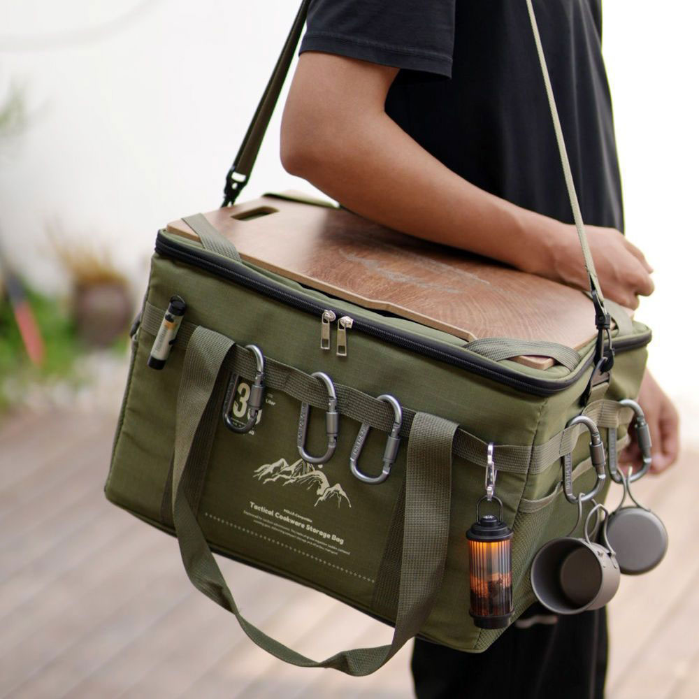 Outdoor Camping World - Borsa da picnic tattica da 36