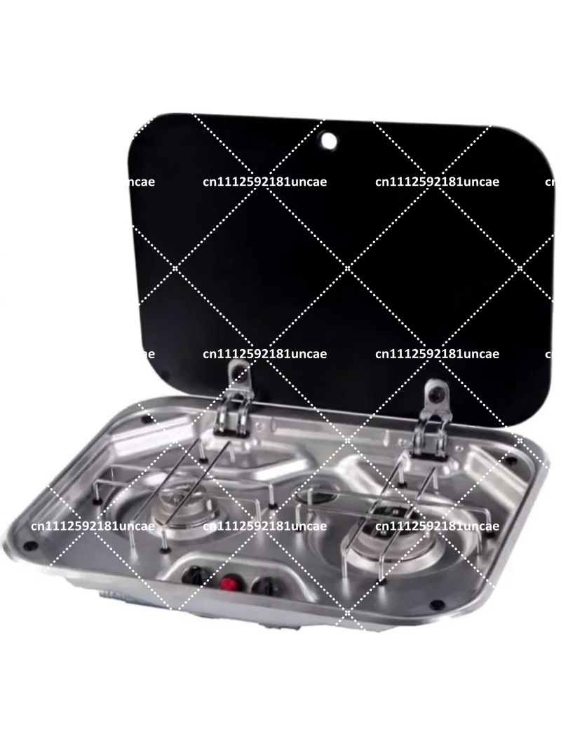 Outdoor Camping Wood Stove - Fornello a Gas Doppio in Acciaio