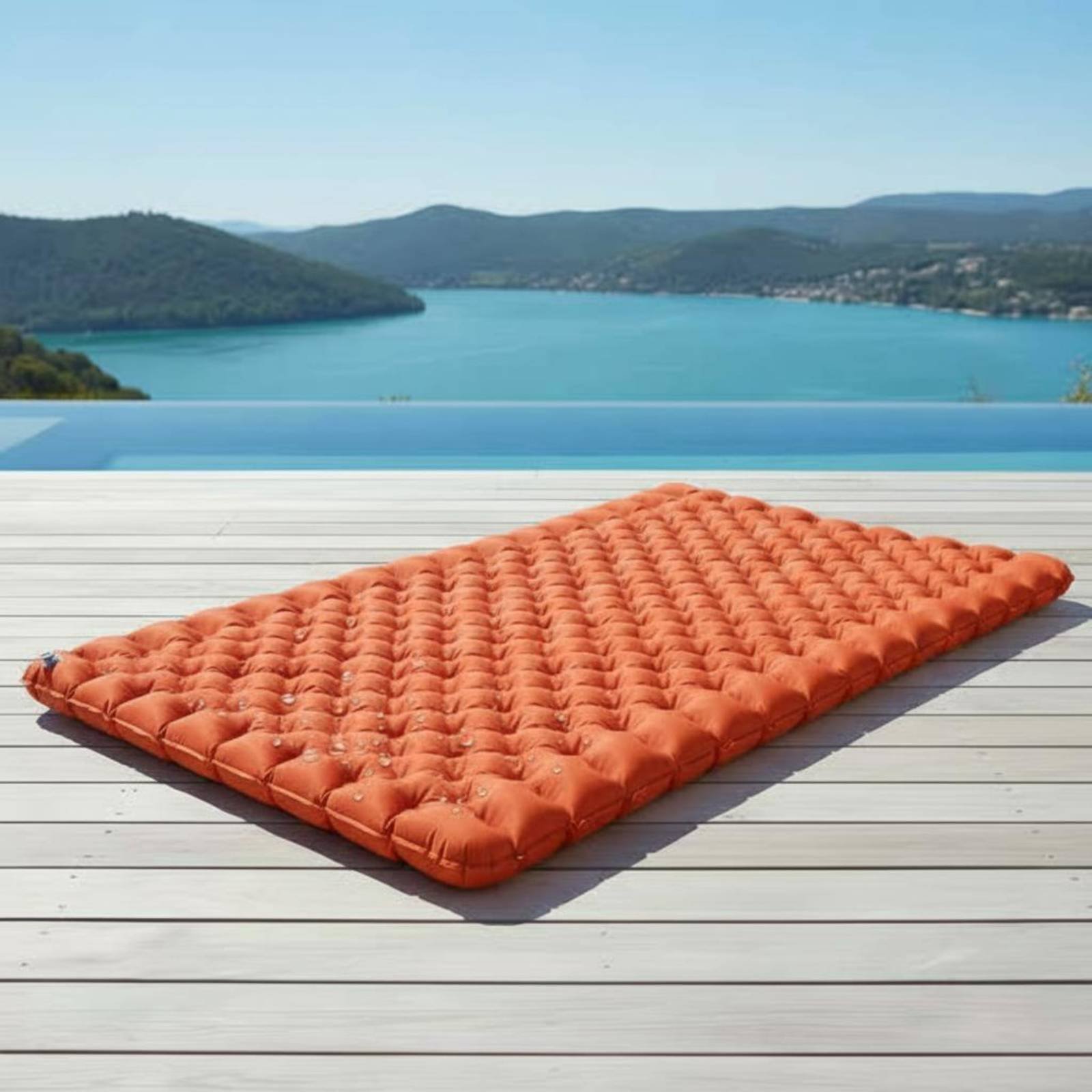 Outdoor Camping Rug Waterproof - Materassino Gonfiabile da Campeggio in Nylon