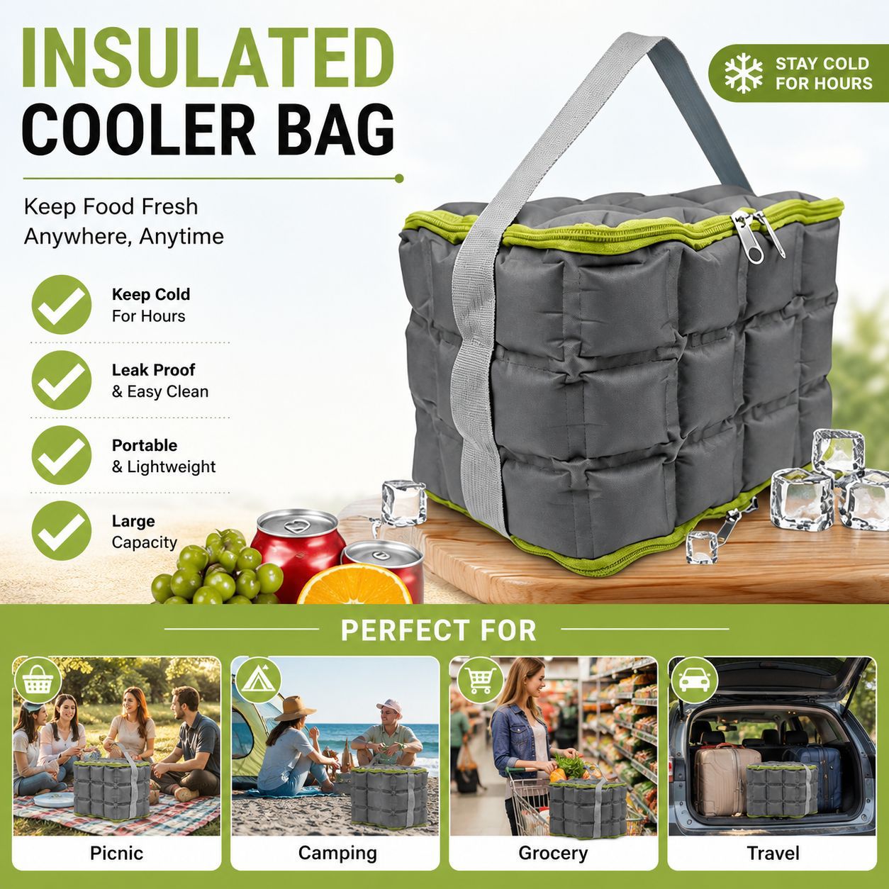 Borsa Termica Portatile Mini F - Outdoor Camping Fridge recensione e prezzo
