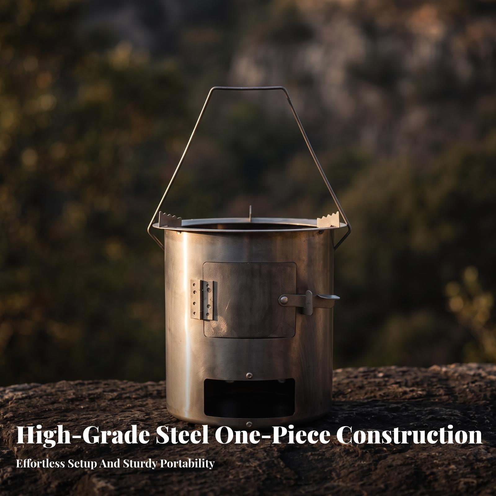 Stufa a Legna Economica per Cu - Outdoor Camping Wood Stove recensione e prezzo