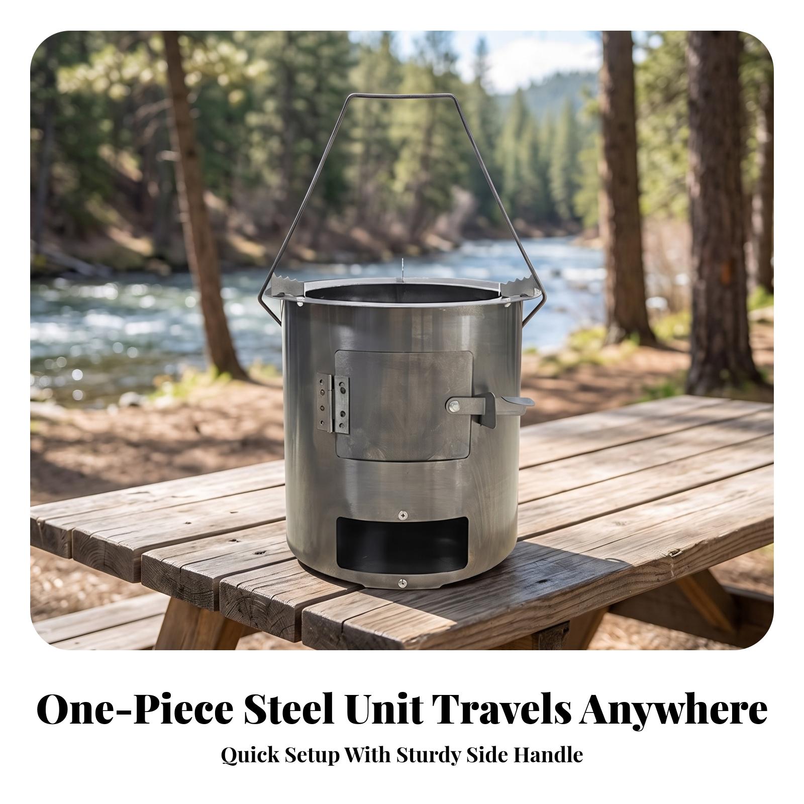 Stufa a Legna Economica per Cu - Outdoor Camping Wood Stove recensione e prezzo