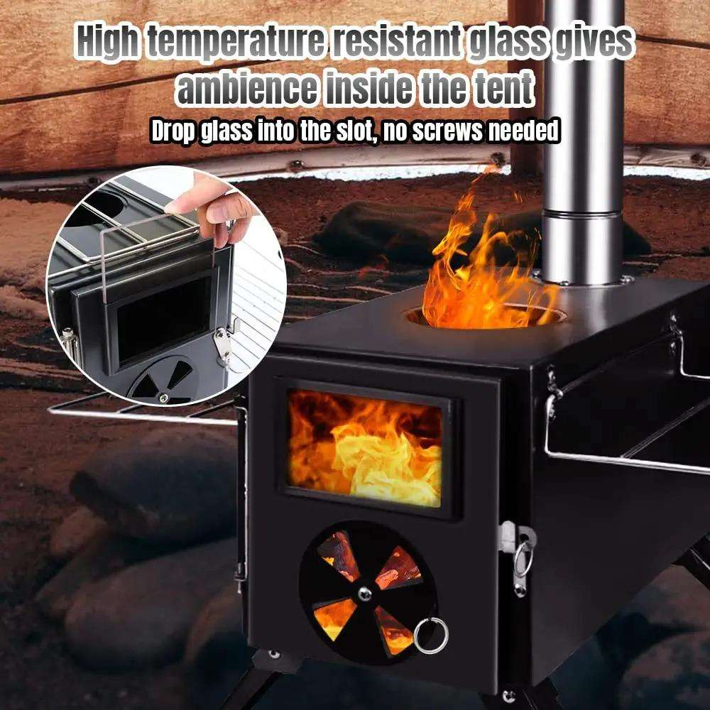Stufa da campeggio portatile p - Outdoor Camping Wood Stove recensione e prezzo