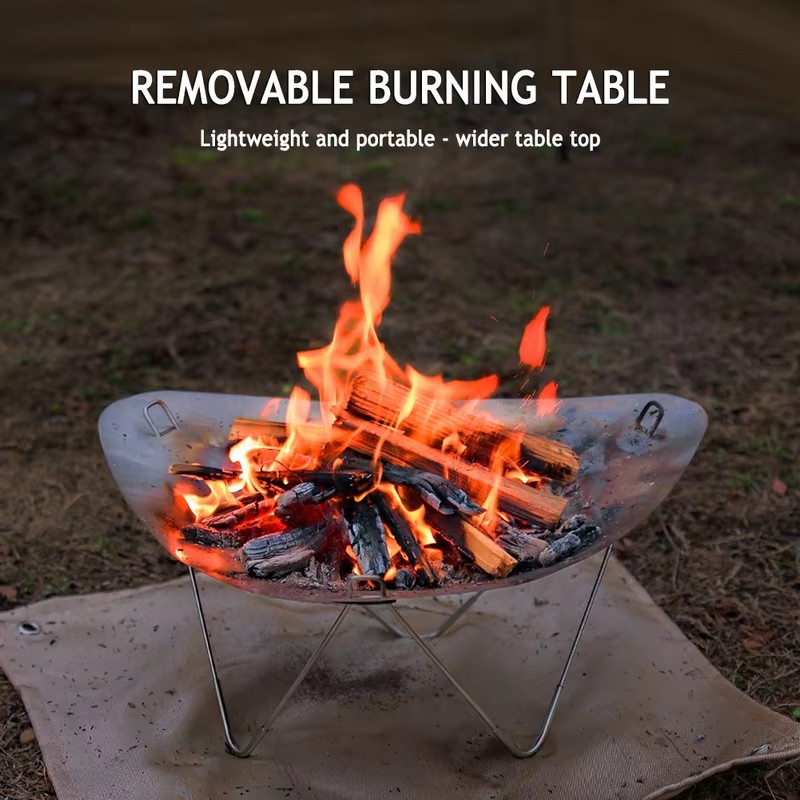 Stufa a Legna Portatile in Acc - Outdoor Camping Wood Stove recensione e prezzo