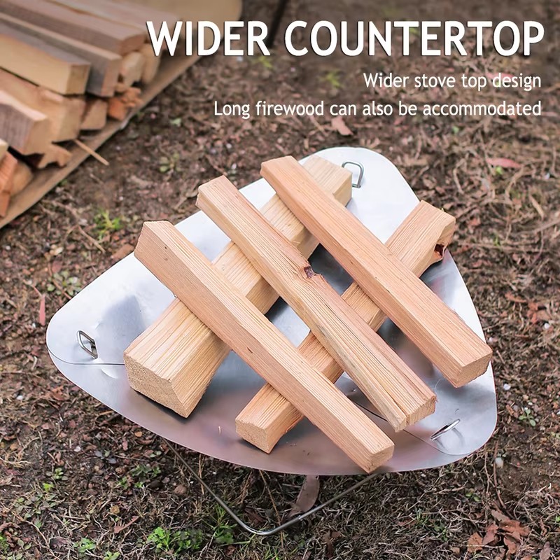 Stufa a Legna Portatile in Acc - Outdoor Camping Wood Stove recensione e prezzo