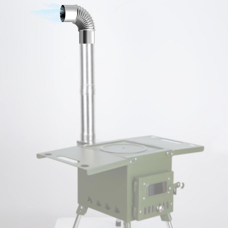 60/75mm In Acciaio Inox Gomito - Outdoor Camping Wood Stove recensione e prezzo