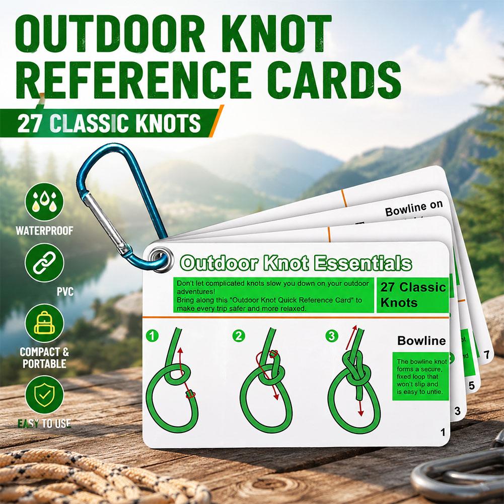 Guida riferimento nodi per est - Outdoor Camping Essentials recensione e prezzo