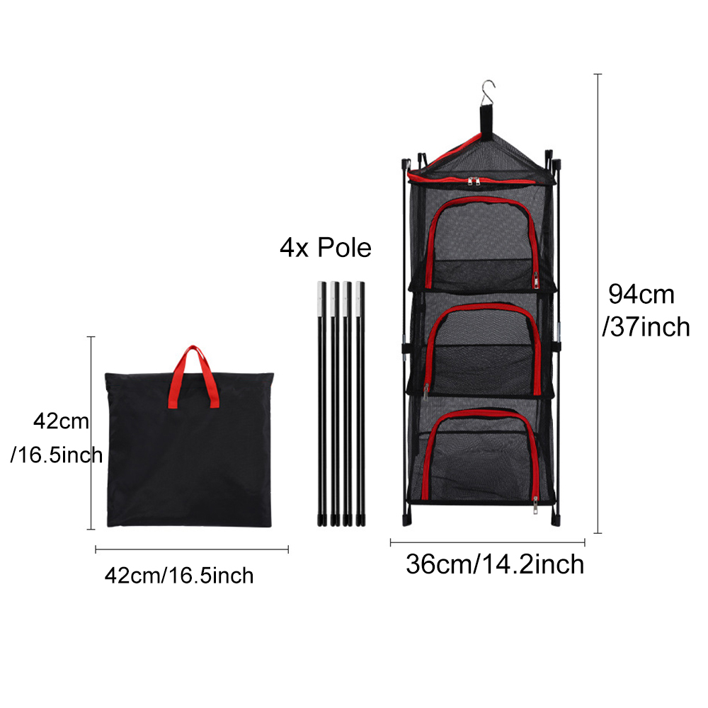 Portaoggetti da campeggio rete - Outdoor Camping Essentials recensione e prezzo