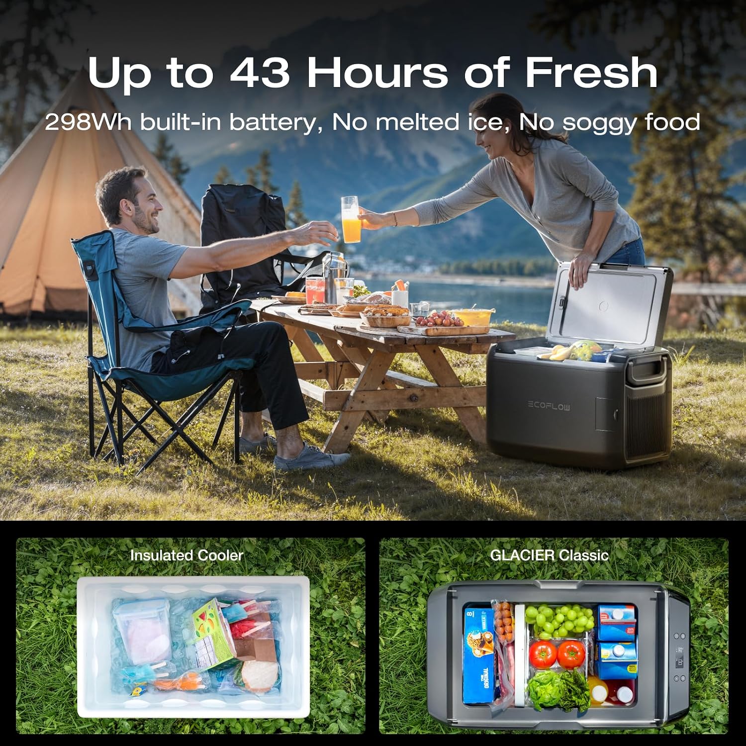 Frigorifero Portatile da 55L a - Outdoor Camping Fridge recensione e prezzo