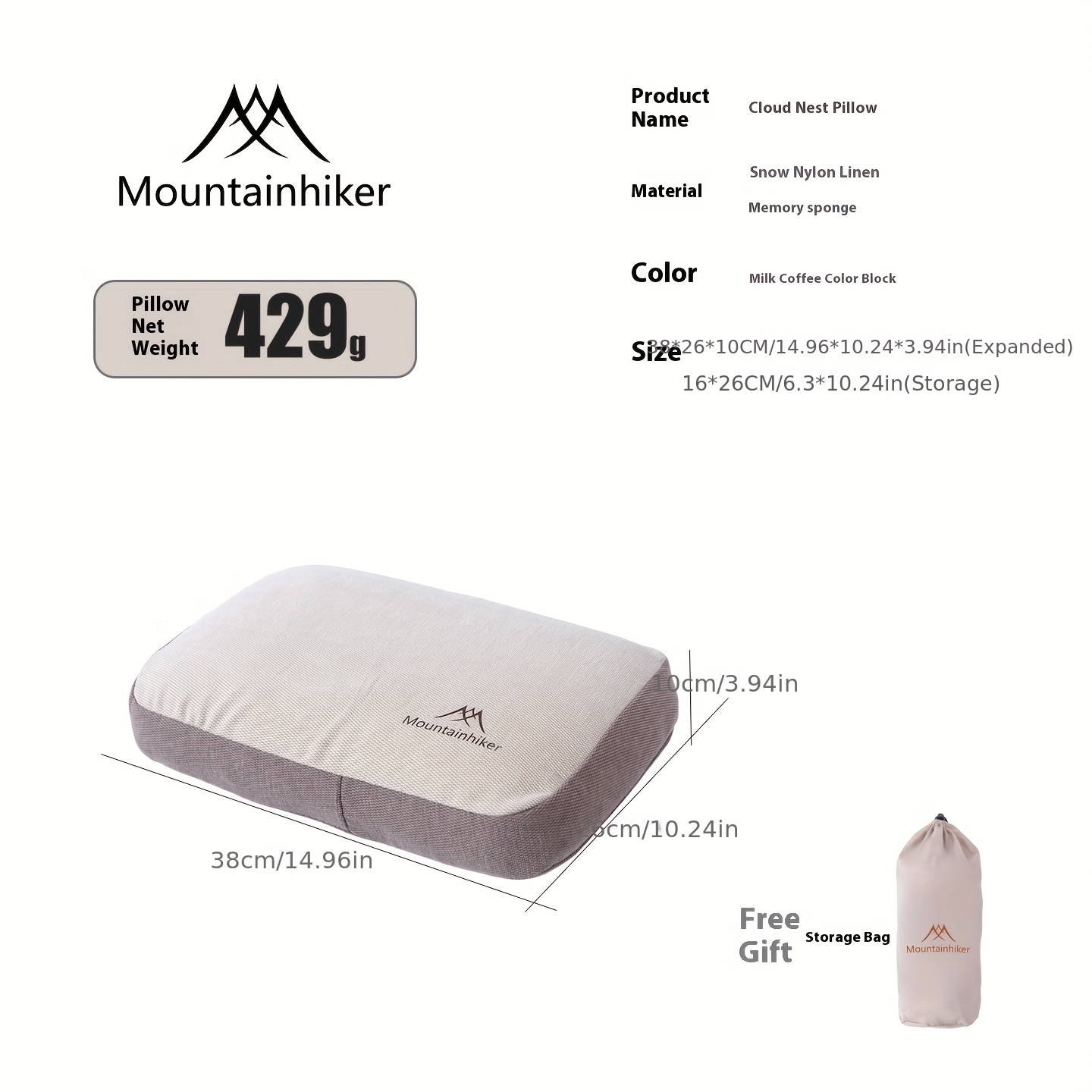 Mountainhiker Cuscino in spugn - Outdoor Camping Essentials recensione e prezzo