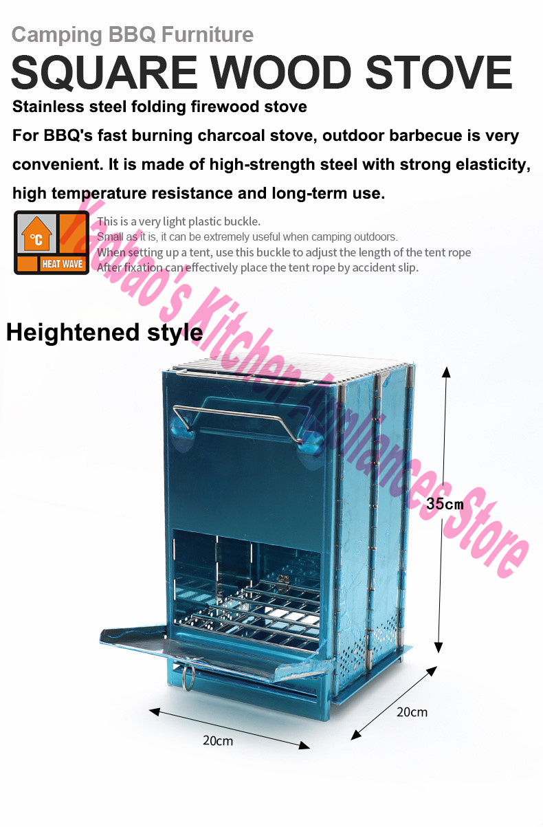 Stufa a Legna per Campeggio, A - Outdoor Camping Wood Stove recensione e prezzo