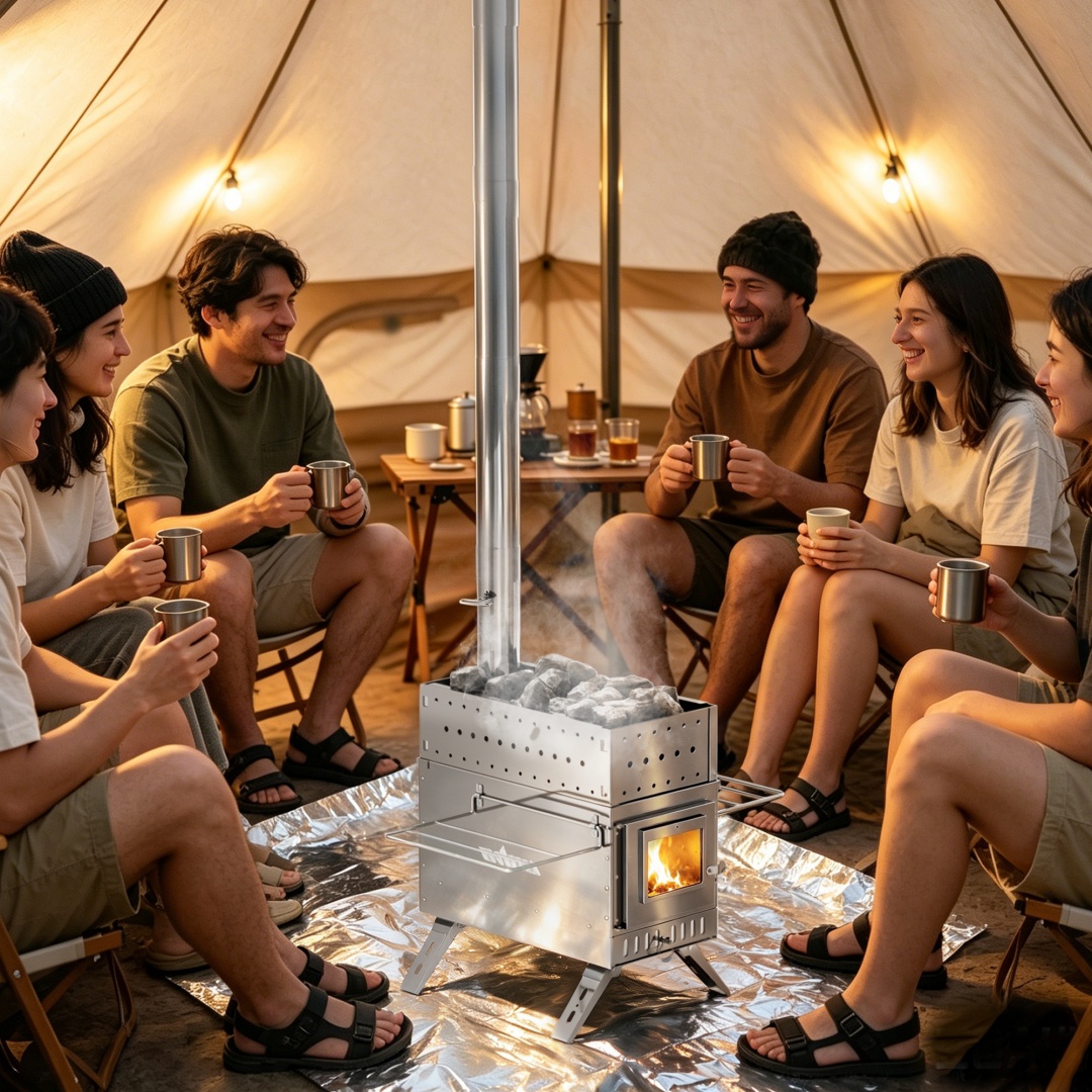 Stufa portatile a legna per sa - Outdoor Camping Wood Stove recensione e prezzo